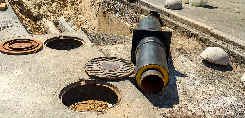 Lateral Sewer Line Replacement in Dinuba